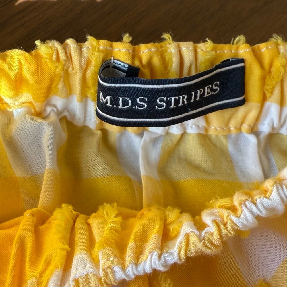 MDS Stripes Cropped Cami Top - Picture 4 of 6
